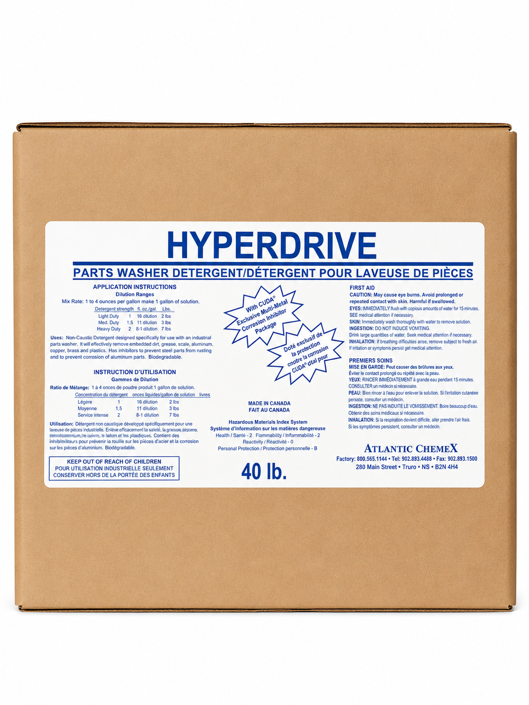 Atlantic Chemex Hyper-Drive — product container
