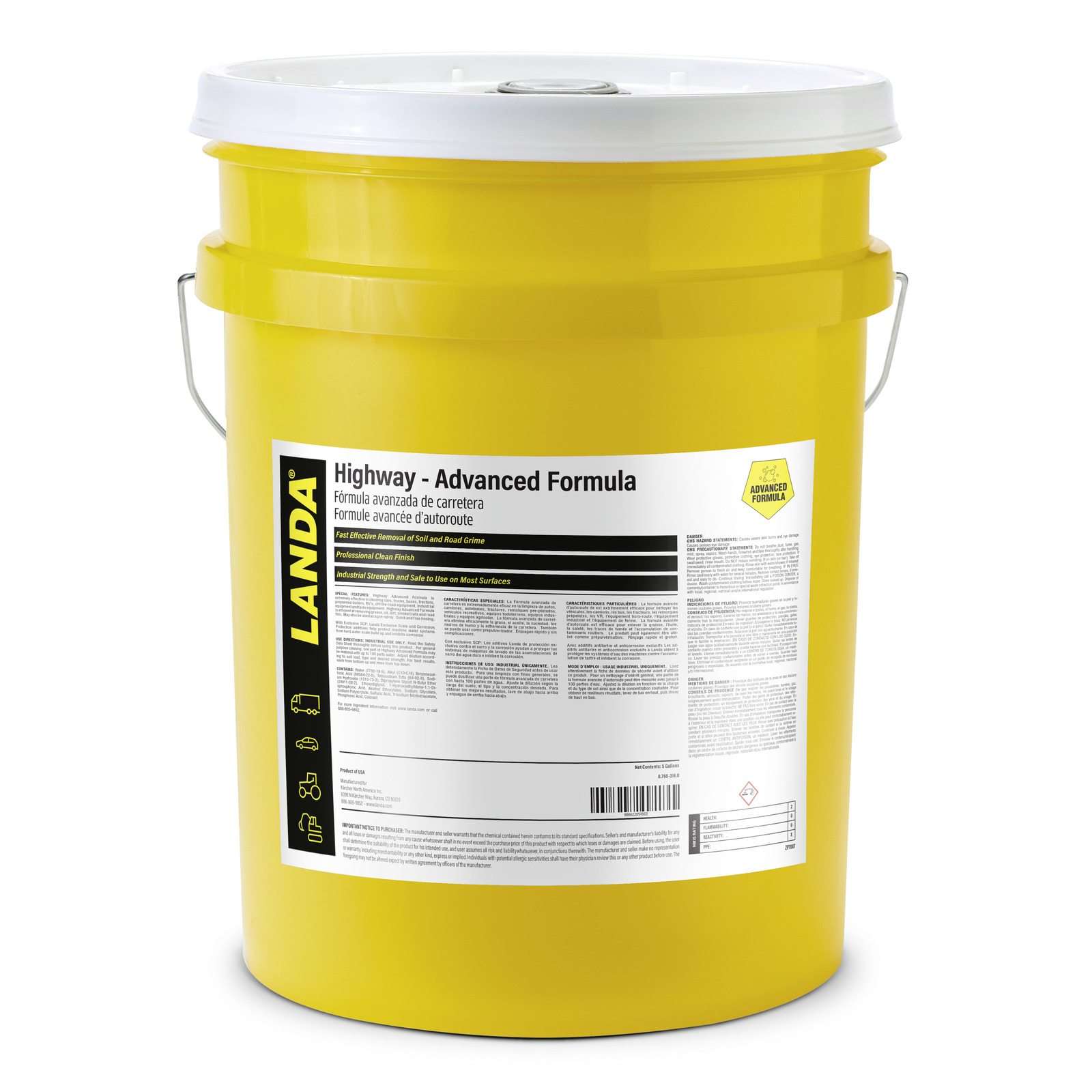 Landa Highway Advanced Formula — product container