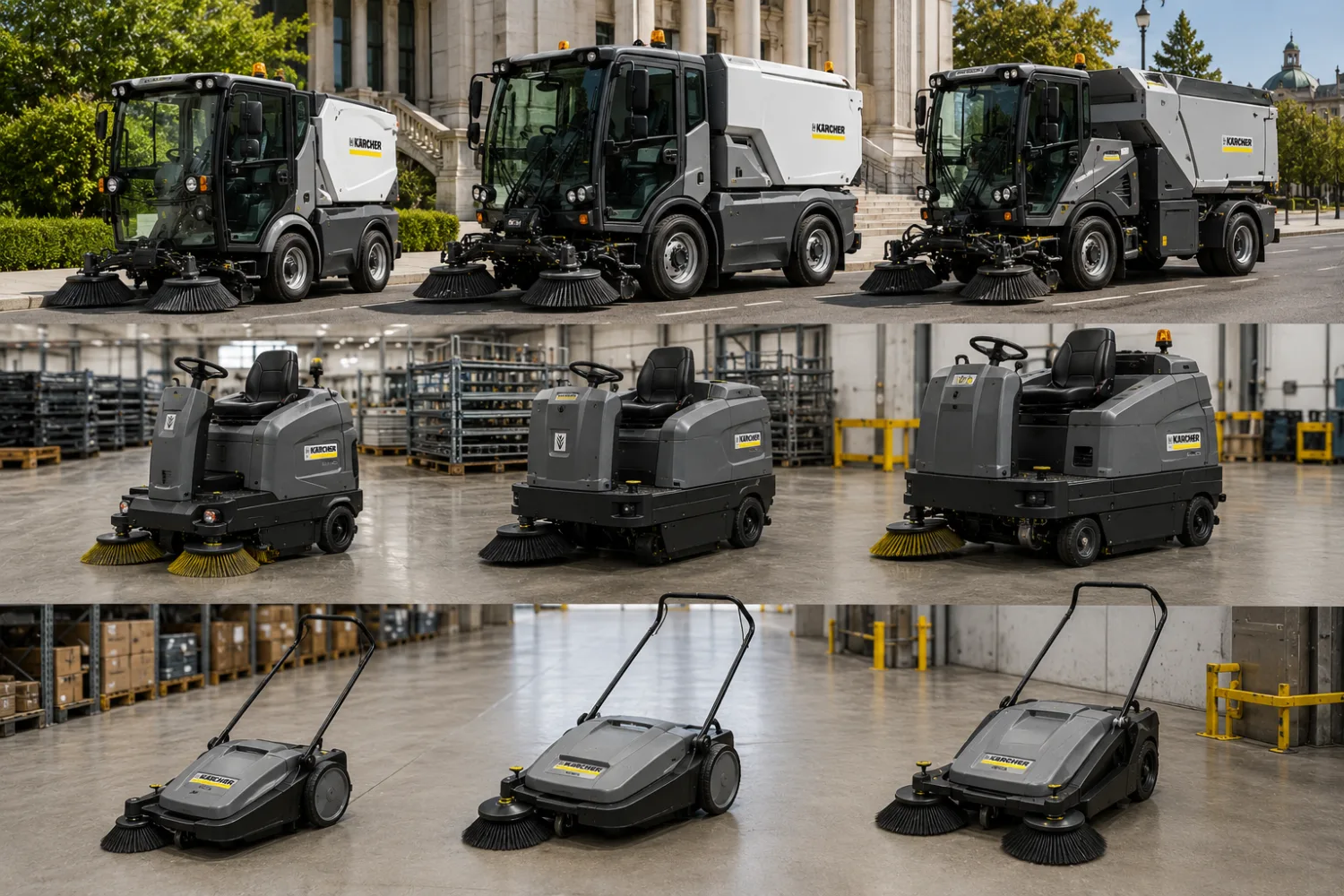 Kärcher S-75 municipal sweeper