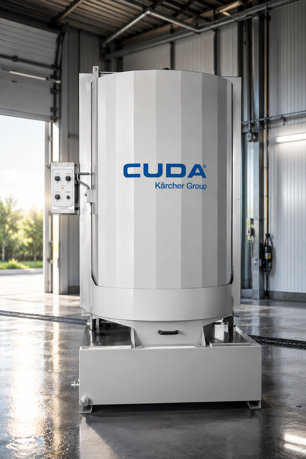 Cuda front-load cabinet automatic parts washer