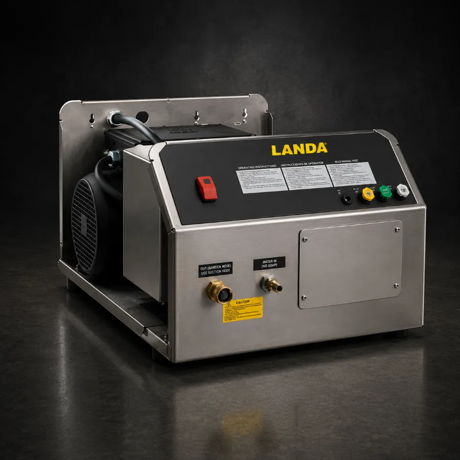 Landa SEA stainless steel cold water pressure washer