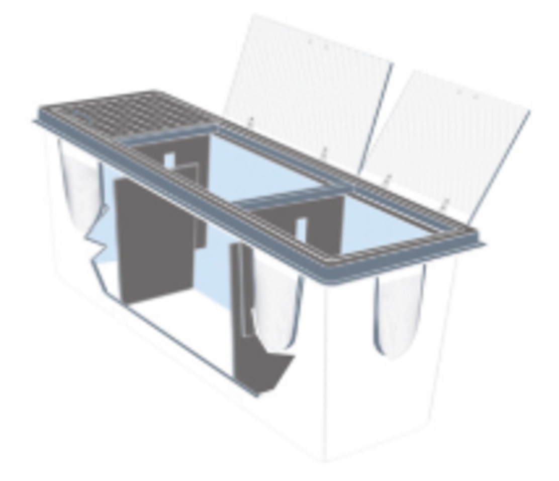 In-Ground Oil Separator Pit — fiberglass pit system