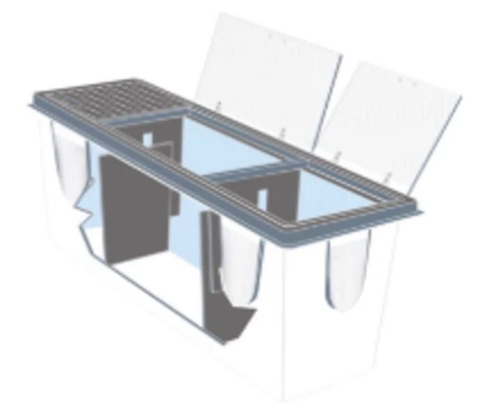 In-Ground Oil Separator Pit — fiberglass pit system